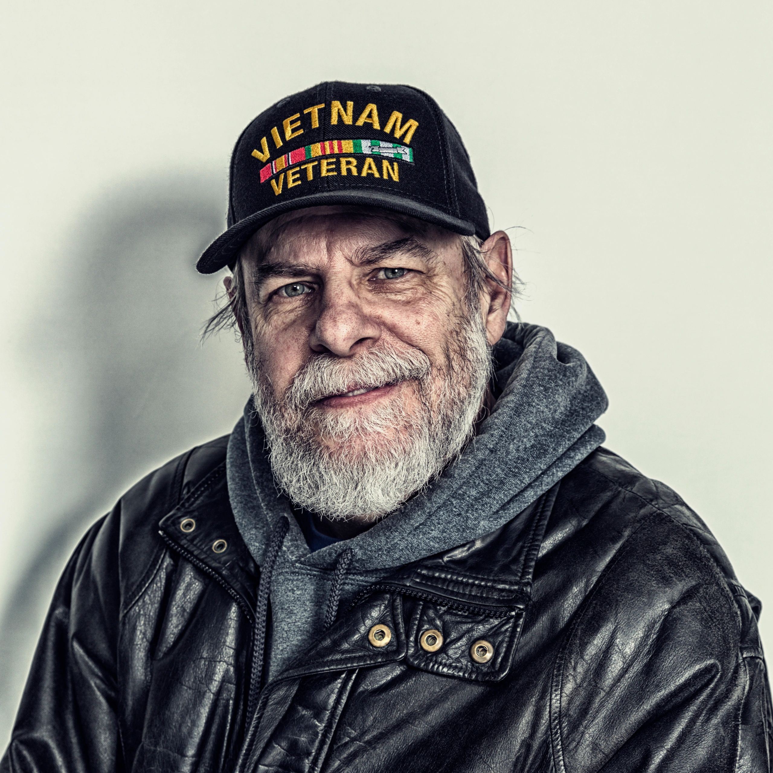 Portrait representing a veteran community member